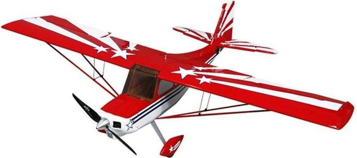 OMP Hobby Aereo motorizzato Super Decathlon V2 1400 mm rosso, PNP (Motore multiplo)