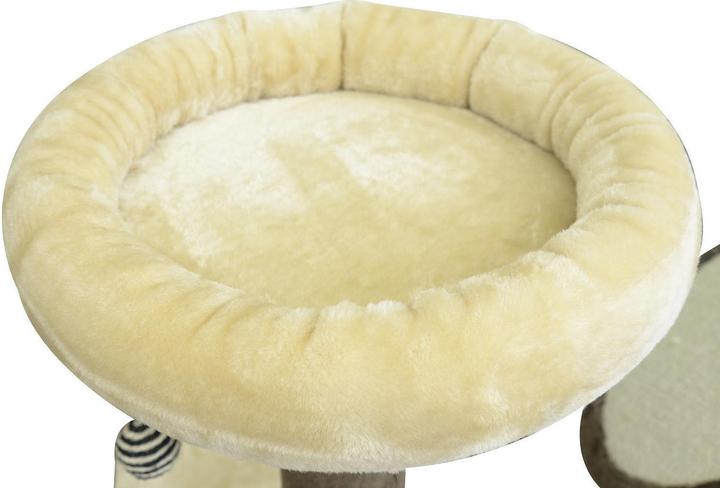 Produktbild PawHut Katzenbaum mit Sisalsäulen (153 cm, Kaffeebraun)