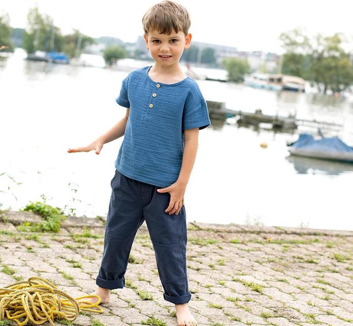 Immagine prodotto Enfant Terrible Shirt Musselin Jeansblue (104)