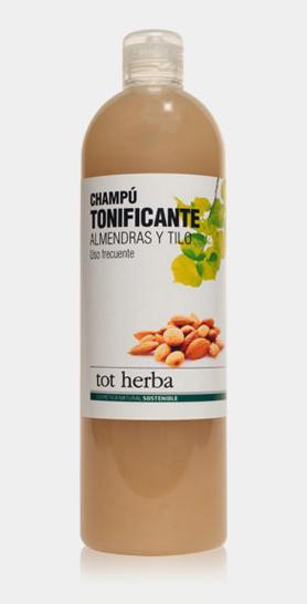 Immagine prodotto Tot Herba CHAMPÚ TONIFICANTE almendra y tilo 500 ml (500 ml, Shampoo liquido)