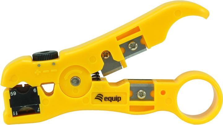 equip 129411 Outil de dénudage universel avec fonction de dénudage, de coupe et de cliquet (18.60 mm)
