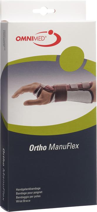 Omnimed Ortho Manu Flex Handgelenk-Bandage rechts schwarz (L)