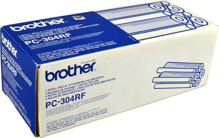 Produktbild Brother PC-302RF Farbband 4er Pack, schwarz