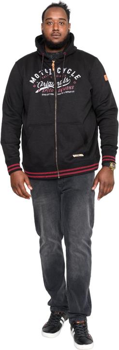 Produktbild DUKE Patrick D555 Kapuzenpullover Durchgehender Reissverschluss (XXL)