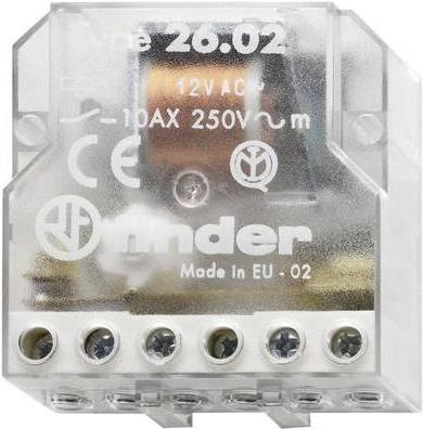 Produktbild Finder Stromst.Sch.230VAC 26.02.8.230.0000 Serie 26 für UP-Dose 2 Kontakte 10A 26.02.8.230.0000 (2602823000 (Widerstand)