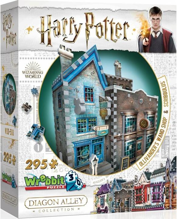 Produktbild Wrebbit 3D Ollivander’s Zauberstab- und Schreibwarenladen (295 Teile)