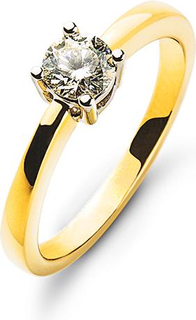 Natsumi Schmuck Diamantring Gelbgold 18K/750 0.33 ct H si