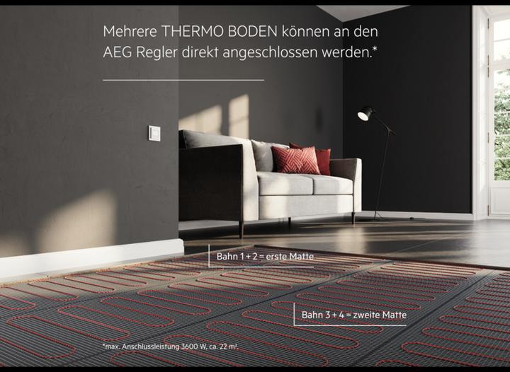 Actual product image AEG Haustechnik Basic Thermo Floor TBS TB 160/1 Set Plus, electric underfloor heating, complete set 1 m², 160 W/m²
