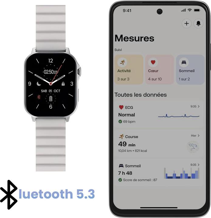 Actual product image Proove smart watch Humble silver