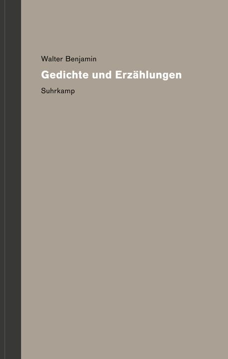 Produktbild Werke und Nachlass. Kritische Gesamtausgabe (Deutsch, Walter Benjamin, 2024)