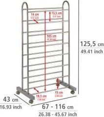 Actual product image Wenko Sydney (116 x 43 x 125.5 cm)