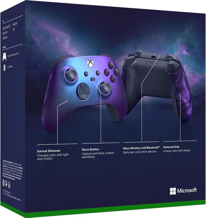 Produktbild Microsoft Xbox Wireless Controller - Stellar Shift (Special Edition) (PC, Xbox Series X, Xbox One X, Xbox One S, Xbox Series S)
