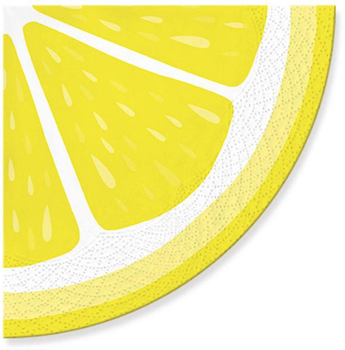 Produktbild G. Wurm Papierservietten Zitrone 33 cm x 33 cm, 20 (20 x, 33 x 33 cm)