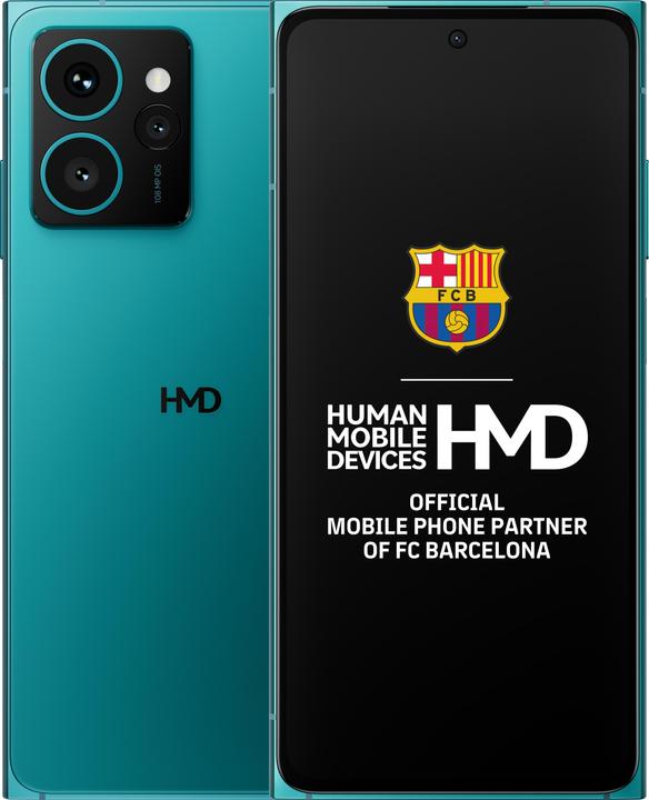 Immagine prodotto HMD Skyline (256 GB, Topazio blu, 6.55", SIM + eSIM, 108 Mpx, 5G)