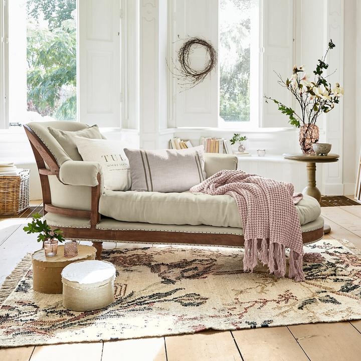 Image du produit Loberon Chaise longue Queyranne beige