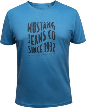 Mustang T-Shirt Lounge Shirt Herren Blau