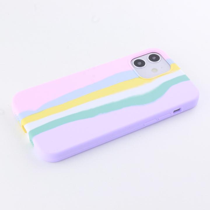 Produktbild PhoneLook Hülle Soft Touch multicolors rosa t (Apple iPhone 11)