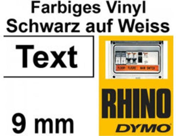 Immagine prodotto Dymo Nastro vinilico Rhino, 18443, bianco (0.90 cm, Bianco)
