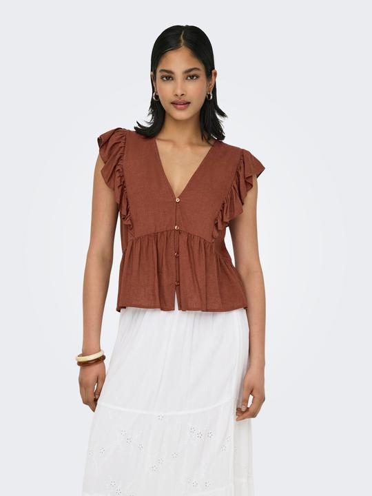 Produktbild Only Normal geschnitten V-Ausschnitt Top Top (M)