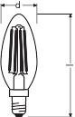 Produktbild Osram Led Base Classic B (E14, 4 W, 470 lm, 2 x, E)