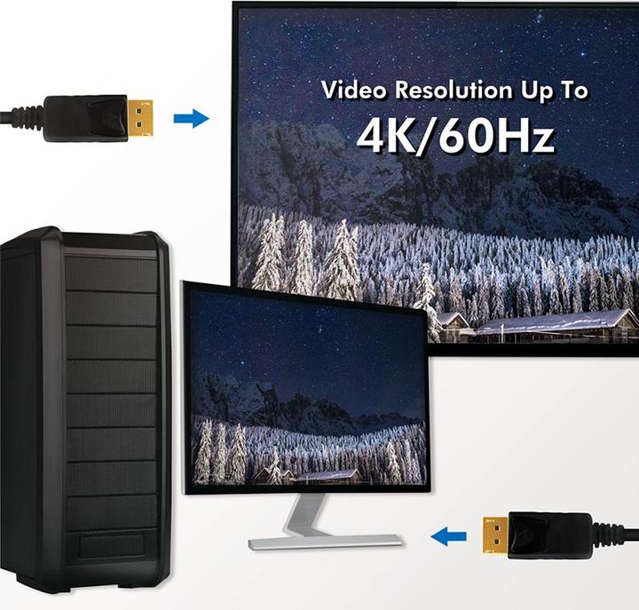 Produktbild LogiLink DisplayPort – DisplayPort (2 m, DisplayPort)