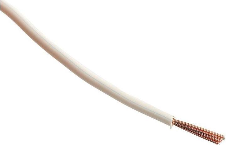 Actual product image Rs Pro 2491X white equipment wire,1.5sq.mm 100m (100 m)