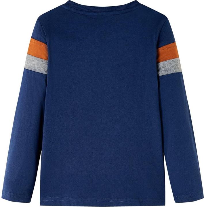Immagine prodotto VidaXL Camicia da bambino a maniche lunghe blu navy 104,Materiale: 100 (104)
