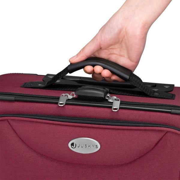 Actual product image Juskys Trolley suitcase set Athens (60 l, M (50 - 90l), L (90 - 115l))