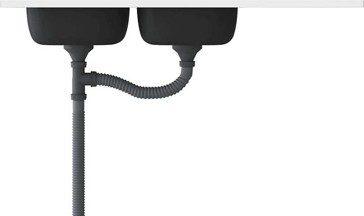 Produktbild VidaXL Edwin (Einbauspüle, 39 cm, 60 cm)