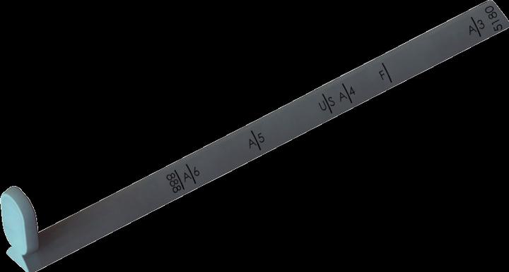 Actual product image Leitz stop rail