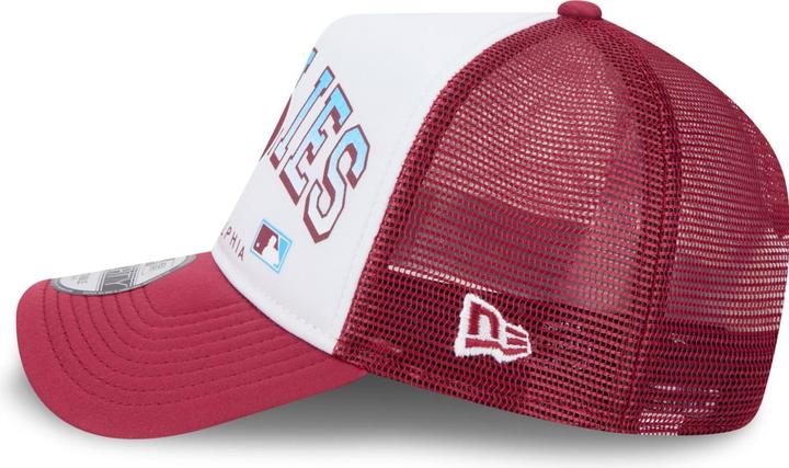 Actual product image New Era A-Frame Mesh Trucker Cap RETRO Philadelphia Phillies