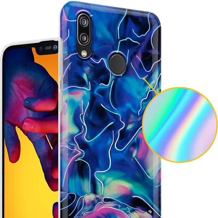 Immagine prodotto Cadorabo IMD TPU Colourful Marble Cover (Huawei P20 Lite)