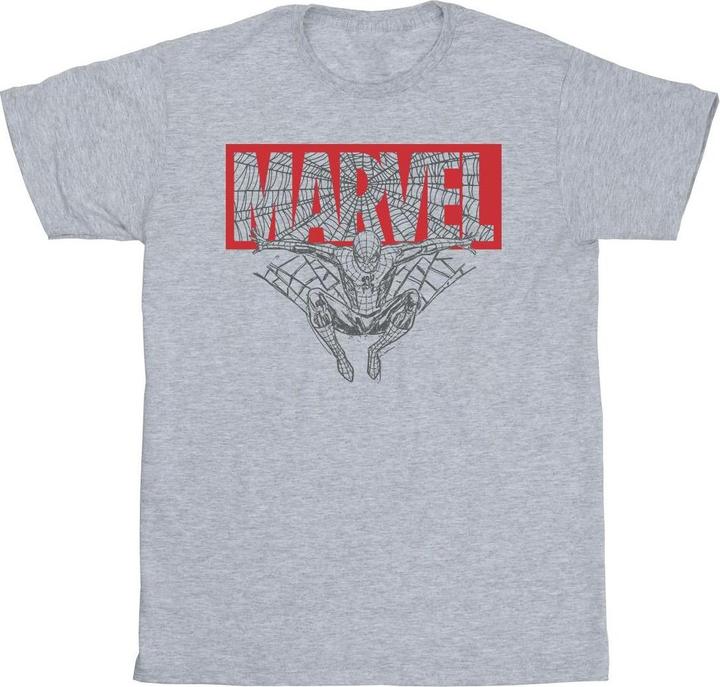 Spider Man Logo Red TShirt (L)