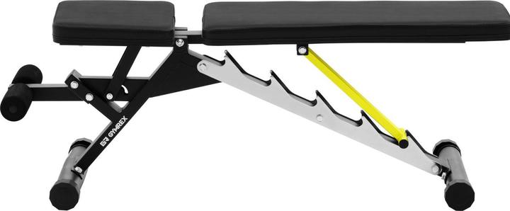 Actual product image Gymrex Schrägbank Fitnessbank Trainingsbank bis 100 kg einstellbar 90 - 180° Neigung