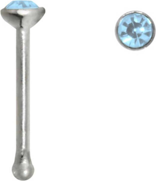 Bijouteria Nasenpiercing (Edelstahl, Kristall)