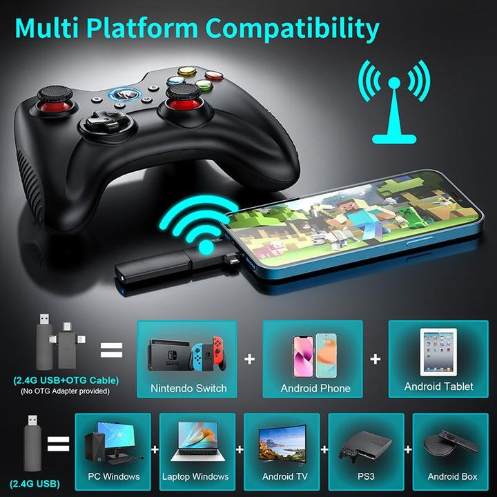 Immagine prodotto EasySMX Kc-8236-bla (Android, PS3, Switch, Steam Machine, PC)
