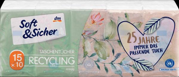 Immagine prodotto dm Soft&Sicher Fazzoletti da riciclare (10 pezzi)