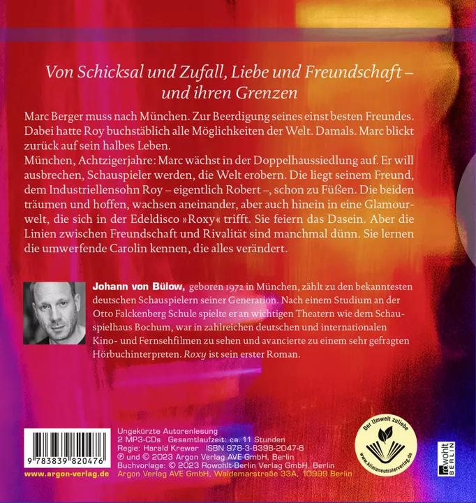 Produktbild Roxy (Johann von Bülow, Deutsch)