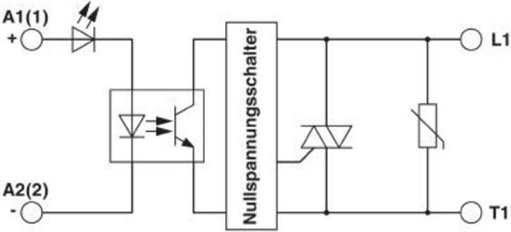 Produktbild Phoenix Contact ELR 1-SC-230AC/600AC-20 Halbleiterschütz Nullspannungsschaltend 20 A 1 St.