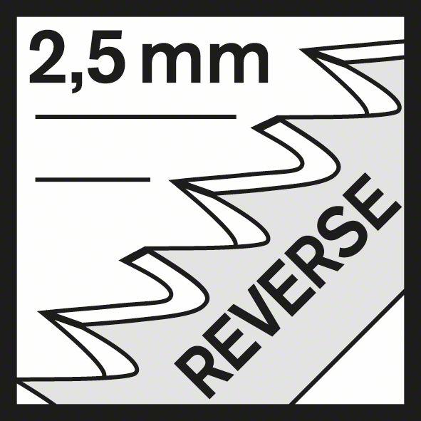 Actual product image Bosch Professional Zubehör Jigsaw blade T 101 BR Clean for Wood, pack of 25