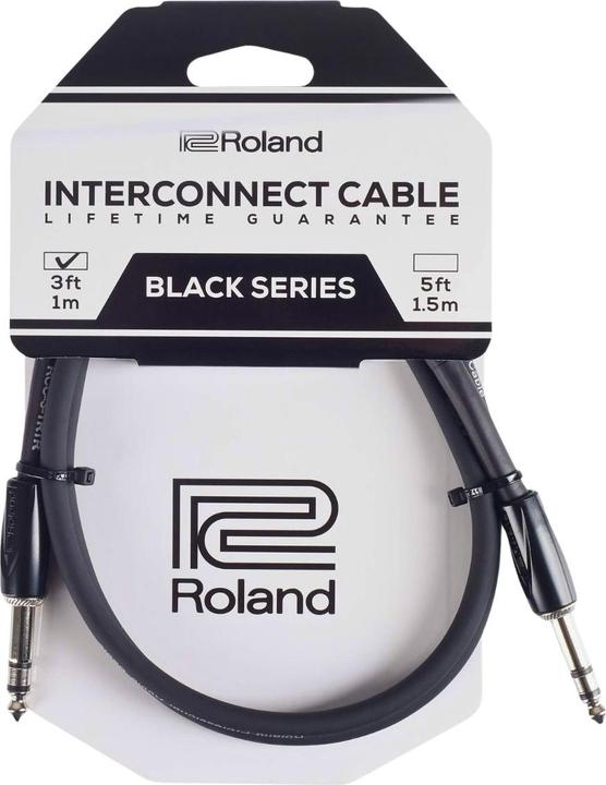 Produktbild Roland 3FT / 1M INTERCONNECT CABLE, 1/4" TRS-1/4" TRS, BALANCED (1 m)