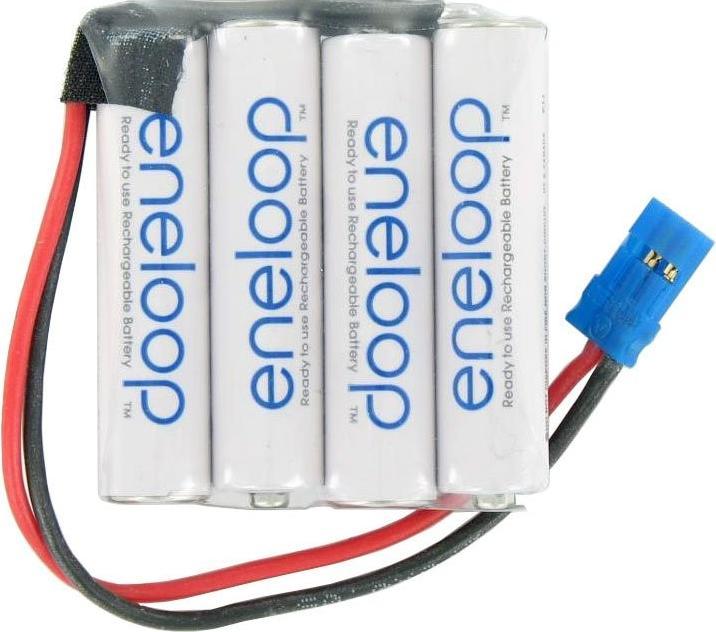 Image du produit Panasonic Pack récepteur eneloop AAA série 4 4,8/800 Graupner (4.80 V, 800 mAh)