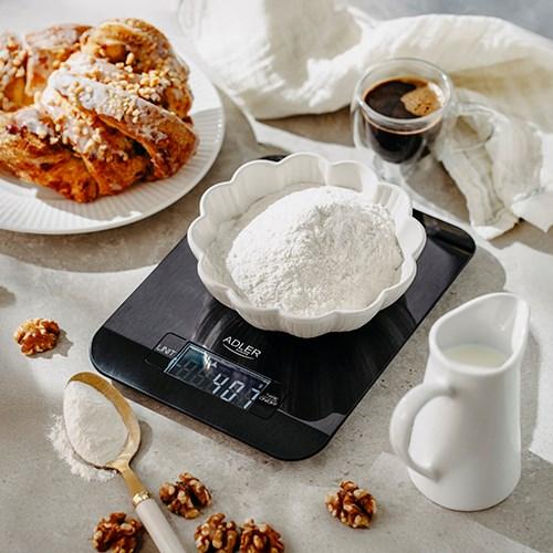 Produktbild Adler Küchenwaage Kitchen Scale | AD 3183b | Teilung 1 g | Schwarz