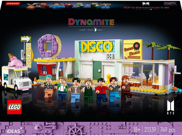 Image du produit LEGO Ideas BTS Dynamite (21339, LEGO Ideas, LEGO difficiles à trouver)