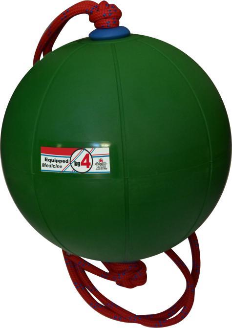 Produktbild Trial ® Spezial-Medizinball mit Seilführung (4 kg, 290 mm)
