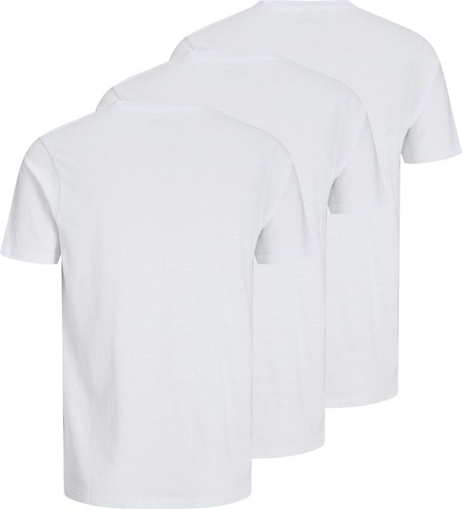 Immagine prodotto Jack & Jones Maglietta con scollo a V monocolore in confezione da 3 pezzi (XL)