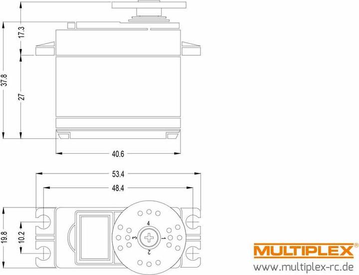 Image du produit Hitec Servo standard HS-5645MG Digit