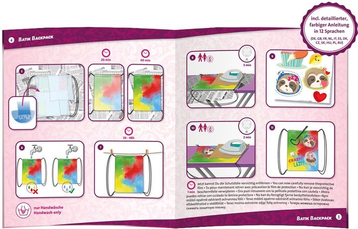 Produktbild Lena Batik Crazy & Lazy, Faltschachtel