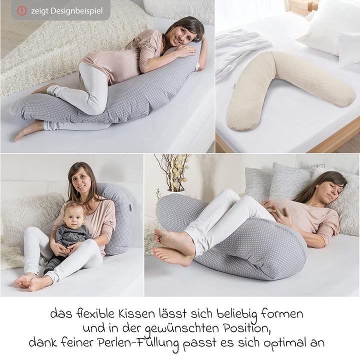 Produktbild Theraline Stillkissen Stillkissen Dodo Premium mit feiner Perlen-Füllung
