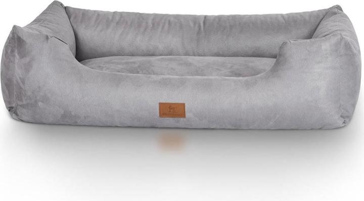 Image du produit Knuffelwuff Lit pour chien Dreamline Velour XXXL, 155 x 105 cm, Gris (Chien)